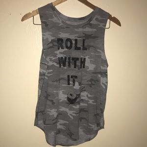 Sushi Roll With It Camo Tank